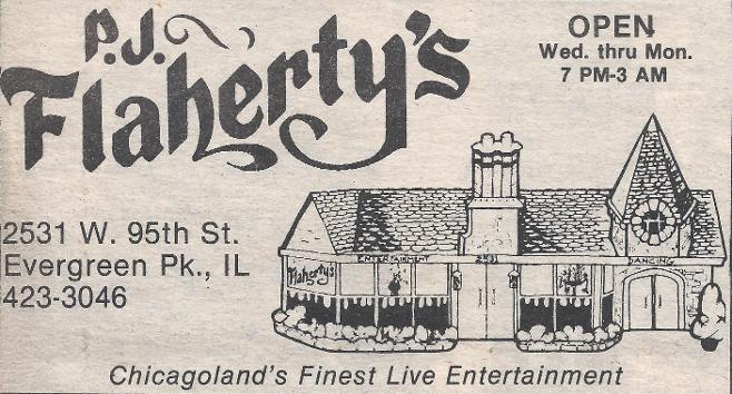 P.J. Flaherty's / 2531 W. 95th St. Evergreen Park, IL. 